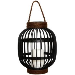 Farol solar decorativo - LUMISKY - FIDJY - Al. 30 cm - Mango de cuerda efecto vela - LED blanco cálido Precio: 36.88999963. SKU: B17FATTN53