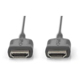 Digitus Cable HDMI HighFlex St/St 2.0m sw, Conexión HDMI Estándar Macho a Macho, Alta Velocidad, 2 Metros, Negro