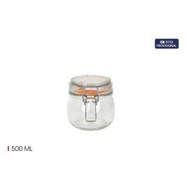 Inde Tarro Hermético de Vidrio 500 ml Ø85 mm Super - Ideal para Alimentos, Conservas y Almacenamiento Seguro (6 Unidades) Precio: 22.58999941. SKU: B1EC293VHW