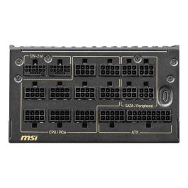 MSI MEG Ai1600T PCIE5 unidad de fuente de alimentación 1600 W 24-pin ATX ATX Negro MSI MEG Ai1600T PCIE5 unidad de fuente de alimentación 1600 W 24-pin ATX ATX Negro
