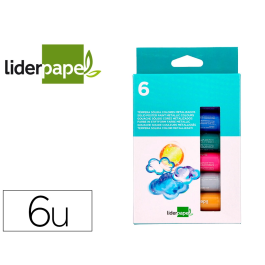 Liderpapel Tempera Sólida en Barra Escolar 10 gr Caja 6 Colores Surtidos Metalizados Precio: 4.94999989. SKU: B1GJLYMWB8