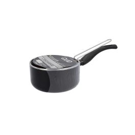 Quid Hydra Cazo con Cesta de Aluminio 18 cm Antiadherente Mango Baquelita Apto Inducción y Cocinas Lavavajillas