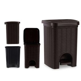 Papelera Elegance Peq 6L Chocolate Stefanplast 20X28CM (6 Unidades) Precio: 54.58999942. SKU: B1HFNL4C9H