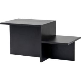 Mesa de centro rectangular negra HARMONY 80x40x40 cm CAL1730423410477
