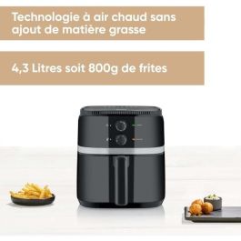 Freidora de aire caliente SEVERIN FR2452 - 5L - Freidora sin aceite - Multicocina - Tiempo regulable y termostato - Negra Freidora de aire caliente SEVERIN FR2452 - 5L - Freidora sin aceite - Multicocina - Tiempo regulable y termostato - Negra