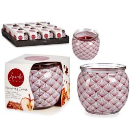 Acorde Vela Perfumada de Cristal Manzana y Canela Granate 7.4 x 6.3 x 7.4 cm (12 Unidades) Precio: 15.49999957. SKU: B1D8JZZ3NA