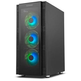 Nox Caja Atx Hummer Horus. Semitorre. Argb. Frontal y Lateral Cristal Templado