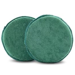 Abc TW53631 Kit Almohadillas Aplicadoras de Pulido Algodón con Base de Esponja Foam, Paquete de 2 Unidades