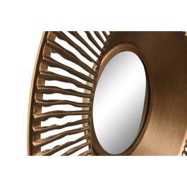 Espejo de pared Home ESPRIT Cobre 50 x 6,5 x 50 cm