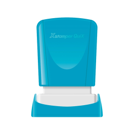 X'stamper Sello Quix Personalizable Q-04, Color Rojo, Medidas 11x25 mm, Preentintado Resistente al Agua