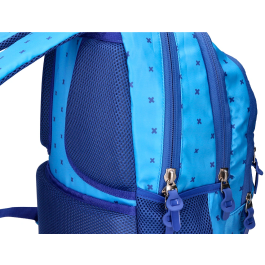 Liderpapel Mochila Escolar Multibolsillo para Portátil Azul Cruces 450x145x300 mm