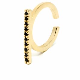 Shabama Anillo Manhattan Black Oro Brillo con 10 Circonitas Negras, Diseño Recto 2.3cm, Talla Ajustable para Mujer, Joya Elegante y Sofisticada Precio: 33.4999995. SKU: B1EJB8TBJ8