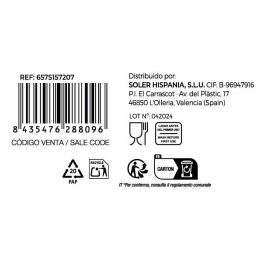 Inde Set 6 Copas de Champagne "Sen" 22 cl (4 x 5 x 22 cm)