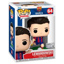 FUNKO Figura POP! F.C. Barcelona Robert Lewandowski de Vinilo en Caja Regalo