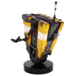 EXQUISITE GAMING Soporte Sujeción Figura Claptrap Borderlands Cable Guy 21cm para Mandos y Móviles