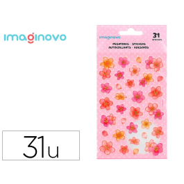 Imaginovo Pegatinas Flores Rosas Papel 190x104 mm Blister Scrapbook Adhesivos Decorativos Precio: 1.49999949. SKU: B12AJHJ9DB
