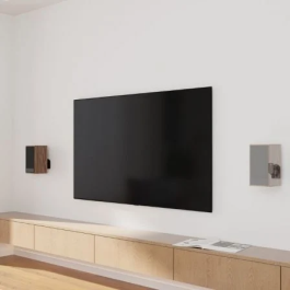 Aisens Soporte de Pared Giratorio Inclinable Universal para Altavoces SPK06U-423 Negro hasta 3.5kg