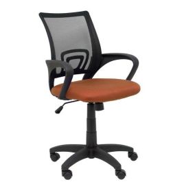 Silla Piqueras Y Crespo Vianos Brazos Fijos Mecanismo Basculante Con Regulador De Presion Elevacion Del Asiento En Altura Ruedas Nylon Respaldo Malla Transpirable Negra Y Tapizado Bali Marron Precio: 131.50000006. SKU: S5703894