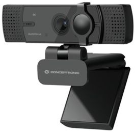 Conceptronic Amdis08B Webcam 4K Ultra HD 15.9MP, Micrófono Doble con Cancelación de Ruido, Lente Gran Angular 120°, Plug and Play, Negro Precio: 127.9900006. SKU: B19SGAFTVF