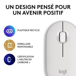 Logitech Pebble 2 M350S Mouse Inalámbrico RF + Bluetooth Óptico 4000 Dpi Ambidextro