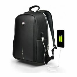 Mochila para Portátil Port Designs Negro