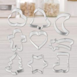 Zenker ZEN3176239998764 - Juego con Bandeja de Horno Extensible y 9 Cortadores de Galletas en Percha