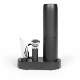 Livoo GS159 Set de vino eléctrico recargable Universal, 5 accesorios, funciona por presión, abre hasta 30 botellas.