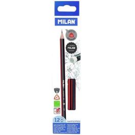 Lapiz De Grafito Milan Con Goma Hb 12 unidades Precio: 3.69000027. SKU: S7906332
