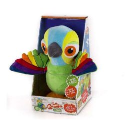 Bandai Lorito Pepe Peluche Interactivo De La Granja De Zenon Con Sonidos Y Luces 34x17x13 cm