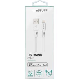 eSTUFF Lightning Cable MFI 3m White eSTUFF Lightning Cable MFI 3m White