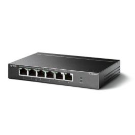 TP-Link TL-SF1006P Switch No Administrado Fast Ethernet (10/100) con 6 Puertos PoE Negro