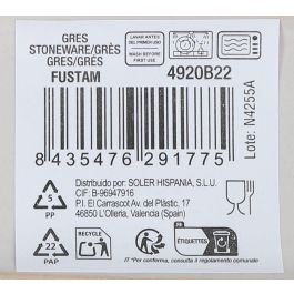 Fuente Oval Fustam 33.8 x 15.2 x 2.6 cm - Inde (12 Unidades) Fuente Oval Fustam 33.8 x 15.2 x 2.6 cm - Inde (12 Unidades)