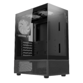 XPG Invader X Mini Midi Tower PC Caja Negro ATX 5 Ventiladores ARGB Ventana Lateral Compacta con Vista Panorámica Precio: 59.59000014. SKU: B15GRA3VD2