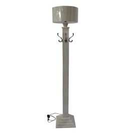 DKD Home Decor Lámpara Pie Tradicional Blanco 42 x 200 x 42 cm Mango Metal Precio: 258.50000044. SKU: B177AVWY3V