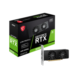 Vga MSI Rtx 3050 Lp 6G Oc,Nv,Rtx3050,Gddr6,6Gb,96Bit,2Hdmi+1Dp,2 Ventiladores (Low Profile) Precio: 219.50000039. SKU: B1BYQAH4NE