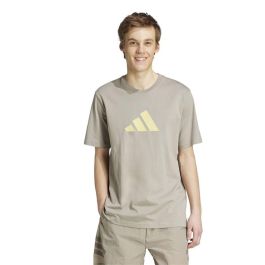 Camiseta de Manga Corta Hombre Adidas Future Icons 3stripes Beige Marrón claro 13-14 Años