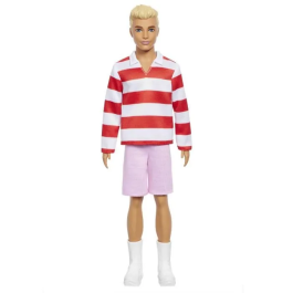 Barbie Muñeco Ken Fashionista Polo Rayas HYV01 Mattel Precio: 14.49999991. SKU: B1DKLLN6FR