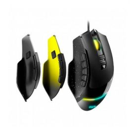 Energy Sistem Ratón Gaming Óptico RGB 10000 DPI, 15 Botones Intercambiables, Peso Ajustable, Huano, Cableado USB para PC Energy Sistem Ratón Gaming Óptico RGB 10000 DPI, 15 Botones Intercambiables, Peso Ajustable, Huano, Cableado USB para PC