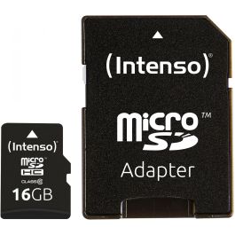 Tarjeta de Memoria Micro SD con Adaptador INTENSO 3413470 16 GB 16 GB Precio: 7.49999987. SKU: S0200497