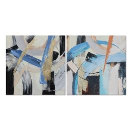 Cuadro DKD Home Decor 100 x 2,5 x 100 cm 100 x 2,8 x 100 cm Abstracto Moderno (2 Unidades) Precio: 64.58999965. SKU: S3039058