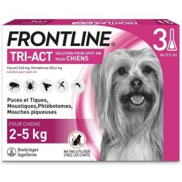Frontline FRO3661103071211 TRI-ACT Solución Spot-On para Perros de 5-10 kg - Tratamiento Antiparasitario de Amplio Espectro (3 Pipetas) Precio: 35.50000003. SKU: S7180813