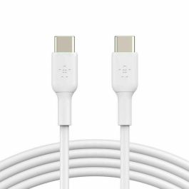Cable USB-C a USB-C Belkin CAB003BT2MWH Blanco 2 m Cable USB-C a USB-C Belkin CAB003BT2MWH Blanco 2 m