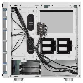 Corsair Midi Crystal 465X Smart Case Vidrio Templado Blanco CC-9011189-WW