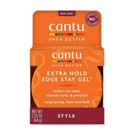 Cantu Shea Butter Edge Stay Gel 64g - Gel Fijador con Manteca de Karité para Pelo Rizado, Liso y Coletas - Sin Residuos Precio: 6.50000021. SKU: S4245301