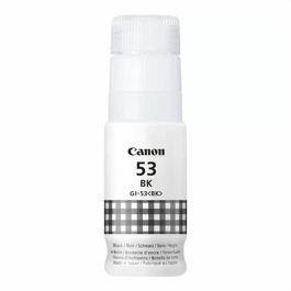 Canon GI-53Bk Botella de Tinta Negra 60 ml ChromaLife100 para PIXMA G650 G550