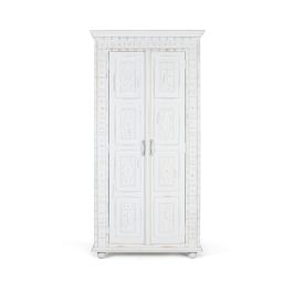 Giner y Colomer Armario 2 Puertas Madera de Mango Blanco Decapé Precio: 1851.2879. SKU: B174CVRB4D