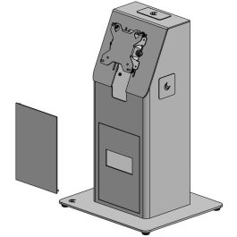Ergonomic Solutions SpacePole Mini Kiosk Countertop Ergonomic Solutions SpacePole Mini Kiosk Countertop