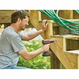 Black & Decker BDCDC18BAFC Taladro Atornillador Inalámbrico 18V Li-Ion 2 Baterías, 80 Accesorios, Vel. Variable, 10 Pos. Torque