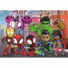 Clementoni CLE1695823041275 Puzzle Spidey y sus Extraordinarios Amigos 24 piezas Maxi