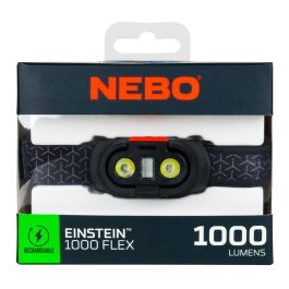 Foco frontal einstein™ 1000. flex recarg/pilas. nebo